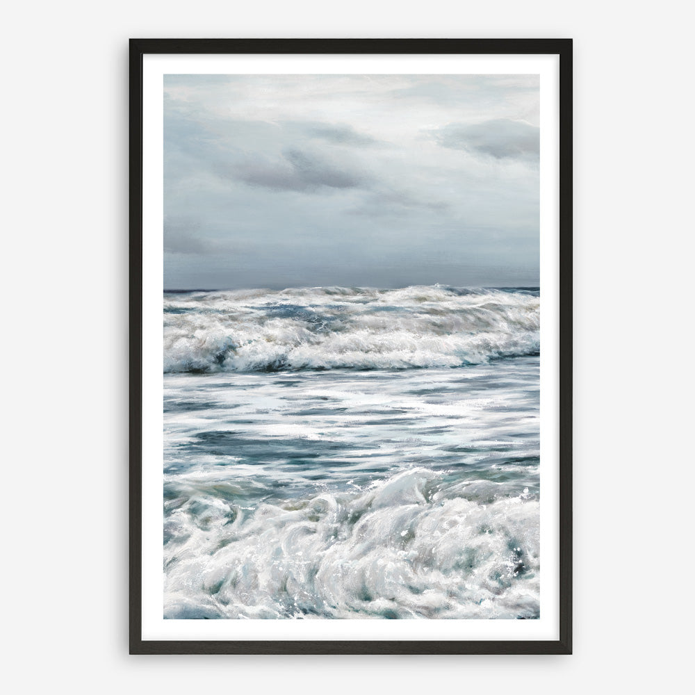 Shop Evening Swell Art Print a coastal themed painted wall art print from The Print Emporium wall artwork collection - Buy Australian made fine art painting style poster and framed prints for the home and your interior decor room, TPE-468-AP