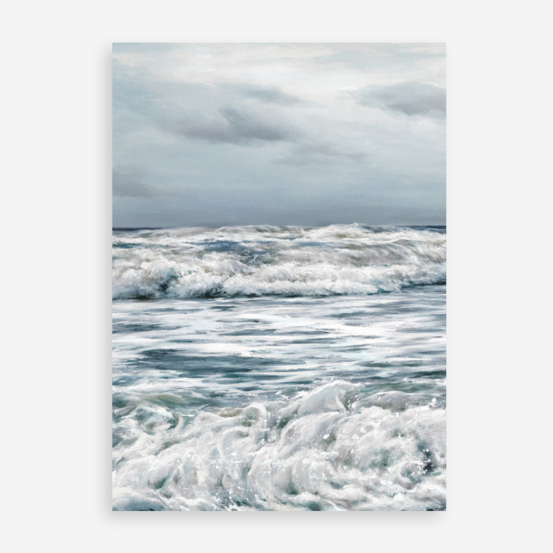 Shop Evening Swell Art Print a coastal themed painted wall art print from The Print Emporium wall artwork collection - Buy Australian made fine art painting style poster and framed prints for the home and your interior decor room, TPE-468-AP