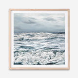 Shop Evening Swell (Square) Art Print a coastal themed painted wall art print from The Print Emporium wall artwork collection - Buy Australian made fine art painting style poster and framed prints for the home and your interior decor room, TPE-139-AP