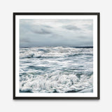 Shop Evening Swell (Square) Art Print a coastal themed painted wall art print from The Print Emporium wall artwork collection - Buy Australian made fine art painting style poster and framed prints for the home and your interior decor room, TPE-139-AP