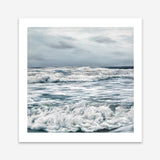 Shop Evening Swell (Square) Art Print a coastal themed painted wall art print from The Print Emporium wall artwork collection - Buy Australian made fine art painting style poster and framed prints for the home and your interior decor room, TPE-139-AP