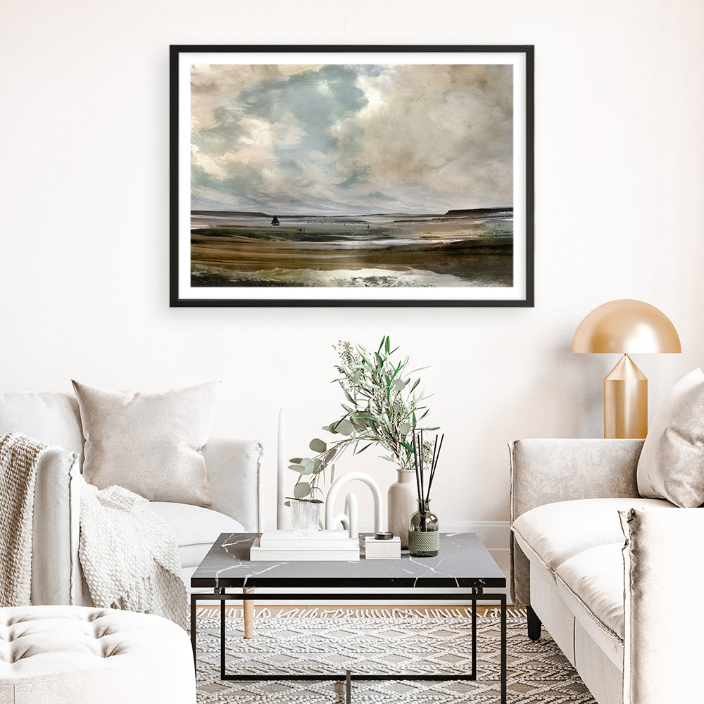 Shop Exmouth Art Print a painted abstract themed wall art print from The Print Emporium wall artwork collection - Buy Australian made fine art painting style poster and framed prints for the home and your interior decor room, TPE-DH-123-AP