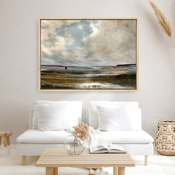 Shop Exmouth Canvas Print a painted abstract themed framed canvas wall art print from The Print Emporium artwork collection - Buy Australian made fine art painting style stretched canvas prints for the home and your interior decor space, TPE-DH-123-CA-35X46-NF