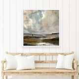 Shop Exmouth (Square) Art Print a painted abstract themed wall art print from The Print Emporium wall artwork collection - Buy Australian made fine art painting style poster and framed prints for the home and your interior decor room, TPE-DH-207-AP