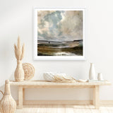 Shop Exmouth (Square) Art Print a painted abstract themed wall art print from The Print Emporium wall artwork collection - Buy Australian made fine art painting style poster and framed prints for the home and your interior decor room, TPE-DH-207-AP