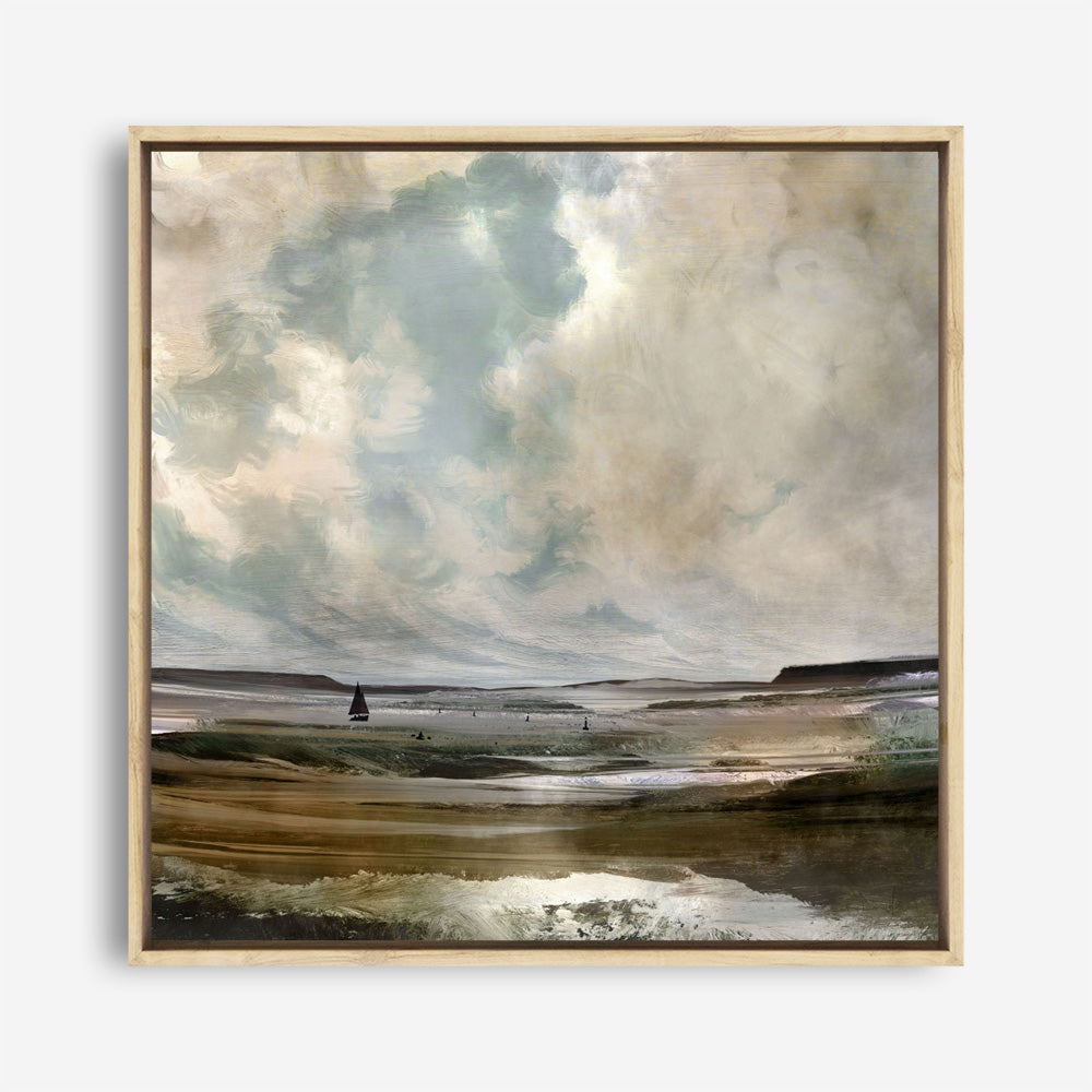 Shop Exmouth (Square) Canvas Print a painted abstract themed framed canvas wall art print from The Print Emporium artwork collection - Buy Australian made fine art painting style stretched canvas prints for the home and your interior decor space, TPE-DH-207-CA-40X40-NF