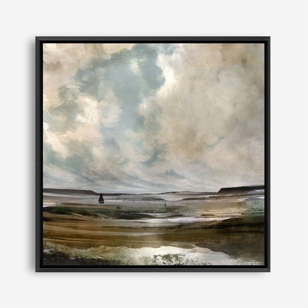 Shop Exmouth (Square) Canvas Print a painted abstract themed framed canvas wall art print from The Print Emporium artwork collection - Buy Australian made fine art painting style stretched canvas prints for the home and your interior decor space, TPE-DH-207-CA-40X40-NF