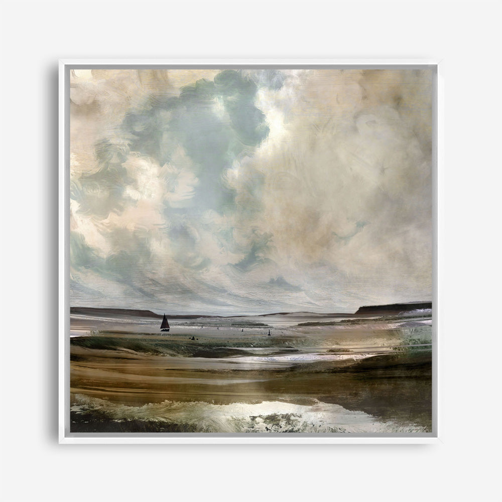 Shop Exmouth (Square) Canvas Print a painted abstract themed framed canvas wall art print from The Print Emporium artwork collection - Buy Australian made fine art painting style stretched canvas prints for the home and your interior decor space, TPE-DH-207-CA-40X40-NF