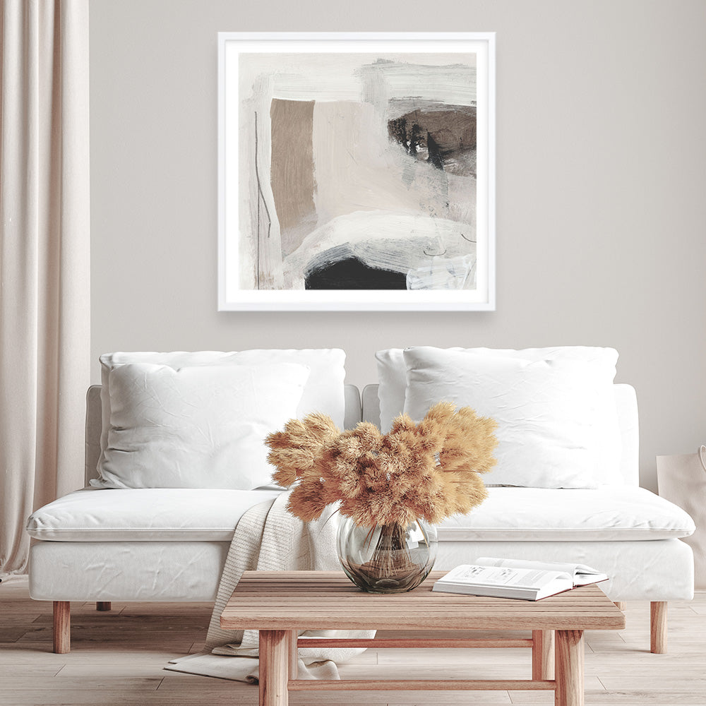 Shop Explore (Square) Art Print a painted abstract themed wall art print from The Print Emporium wall artwork collection - Buy Australian made fine art painting style poster and framed prints for the home and your interior decor room, TPE-DH-274-AP