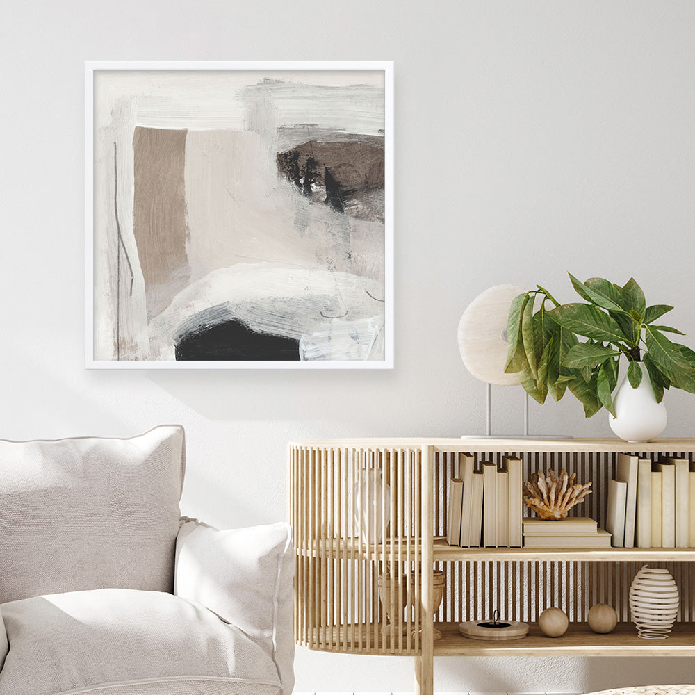 Shop Explore (Square) Art Print a painted abstract themed wall art print from The Print Emporium wall artwork collection - Buy Australian made fine art painting style poster and framed prints for the home and your interior decor room, TPE-DH-274-AP