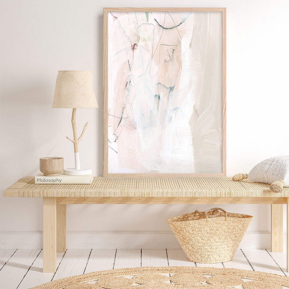 Shop Fade To White Art Print a painted abstract themed wall art print from The Print Emporium wall artwork collection - Buy Australian made fine art painting style poster and framed prints for the home and your interior decor room, TPE-DH-348-AP