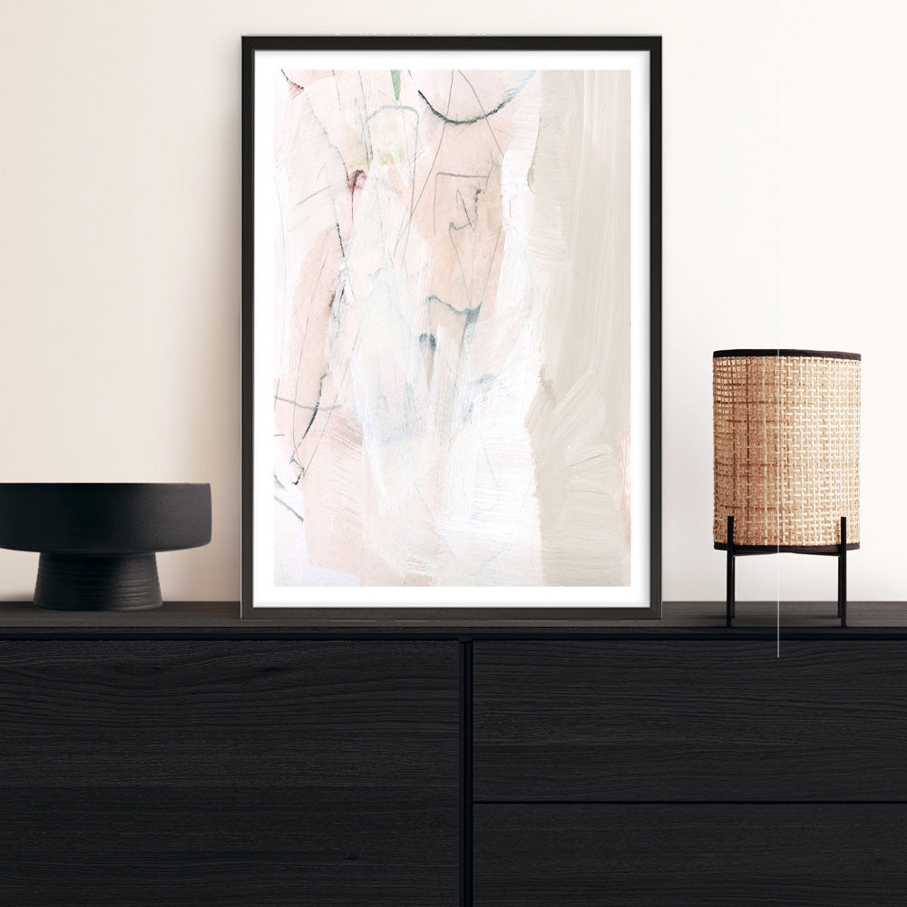 Shop Fade To White Art Print a painted abstract themed wall art print from The Print Emporium wall artwork collection - Buy Australian made fine art painting style poster and framed prints for the home and your interior decor room, TPE-DH-348-AP
