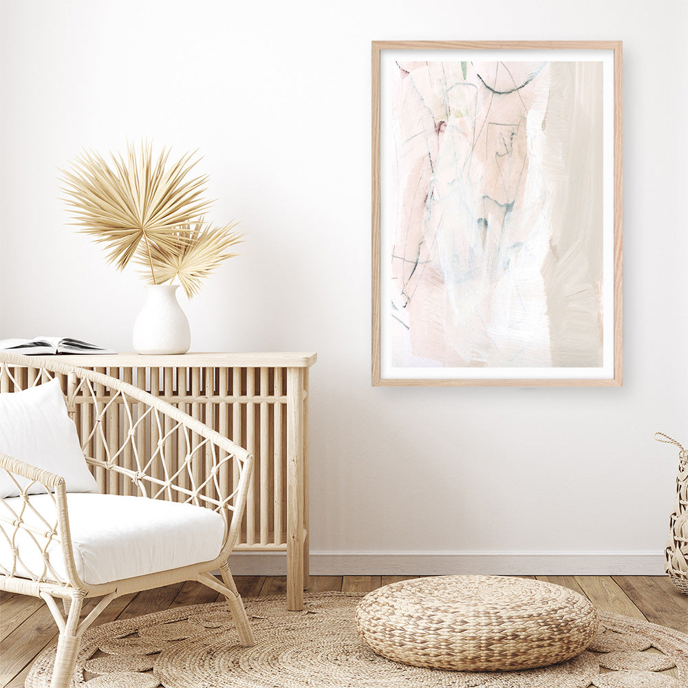 Shop Fade To White Art Print a painted abstract themed wall art print from The Print Emporium wall artwork collection - Buy Australian made fine art painting style poster and framed prints for the home and your interior decor room, TPE-DH-348-AP