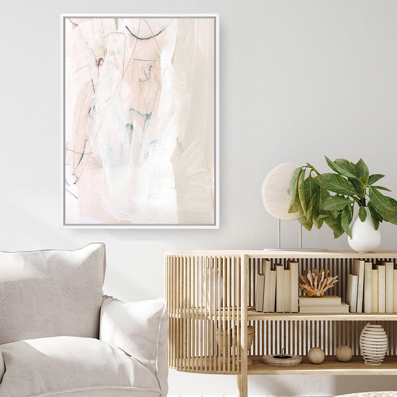 Shop Fade To White Canvas Print a painted abstract themed framed canvas wall art print from The Print Emporium artwork collection - Buy Australian made fine art painting style stretched canvas prints for the home and your interior decor space, TPE-DH-348-CA-35X46-NF