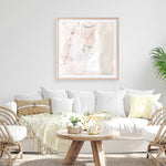 Shop Fade to White (Square) Art Print a painted abstract themed wall art print from The Print Emporium wall artwork collection - Buy Australian made fine art painting style poster and framed prints for the home and your interior decor room, TPE-DH-157-AP