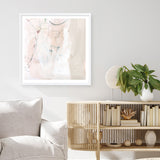 Shop Fade to White (Square) Art Print a painted abstract themed wall art print from The Print Emporium wall artwork collection - Buy Australian made fine art painting style poster and framed prints for the home and your interior decor room, TPE-DH-157-AP