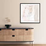 Shop Fade to White (Square) Art Print a painted abstract themed wall art print from The Print Emporium wall artwork collection - Buy Australian made fine art painting style poster and framed prints for the home and your interior decor room, TPE-DH-157-AP