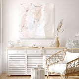 Shop Fade to White (Square) Canvas Print a painted abstract themed framed canvas wall art print from The Print Emporium artwork collection - Buy Australian made fine art painting style stretched canvas prints for the home and your interior decor space, TPE-DH-157-CA-40X40-NF