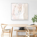 Shop Fade to White (Square) Canvas Print a painted abstract themed framed canvas wall art print from The Print Emporium artwork collection - Buy Australian made fine art painting style stretched canvas prints for the home and your interior decor space, TPE-DH-157-CA-40X40-NF