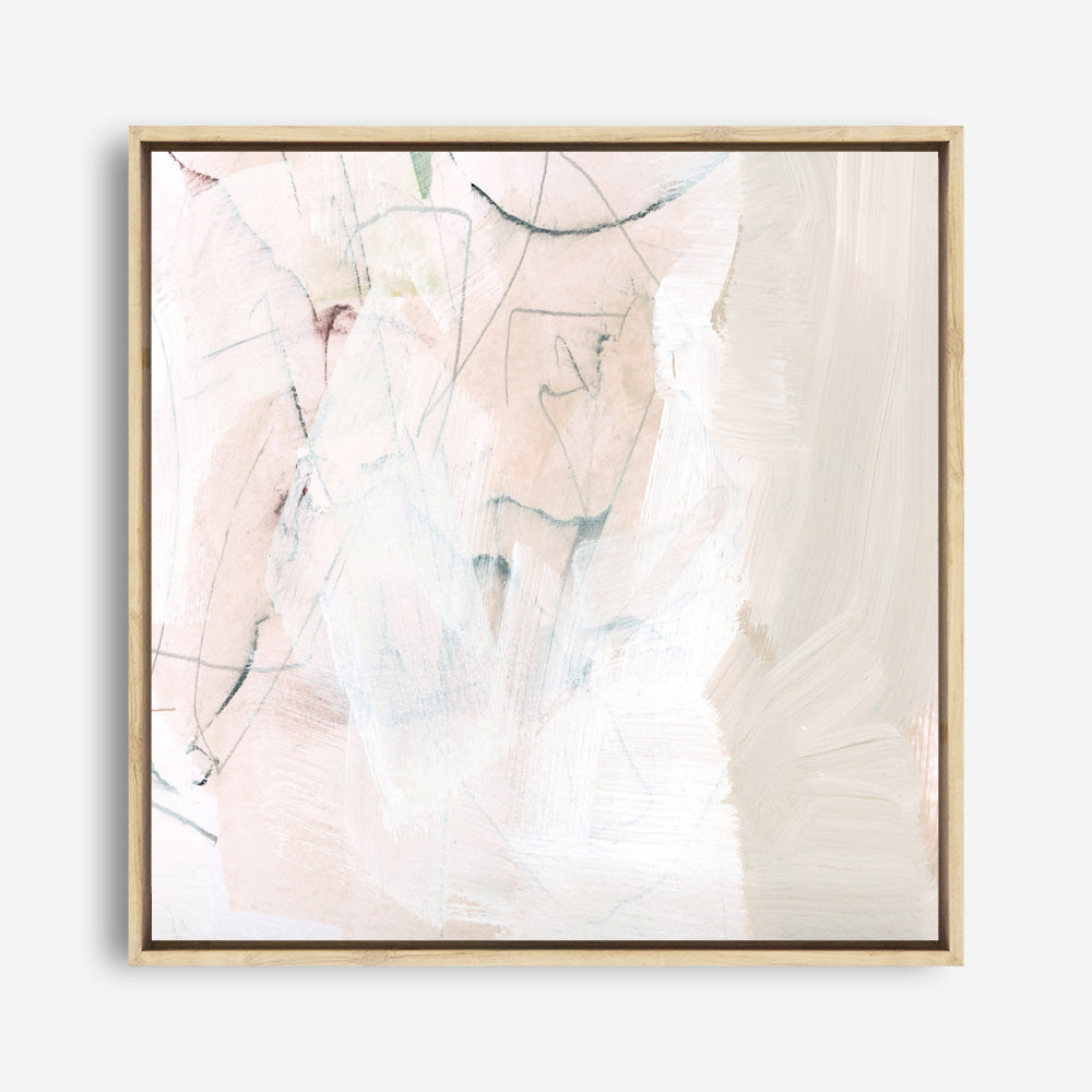 Shop Fade to White (Square) Canvas Print a painted abstract themed framed canvas wall art print from The Print Emporium artwork collection - Buy Australian made fine art painting style stretched canvas prints for the home and your interior decor space, TPE-DH-157-CA-40X40-NF