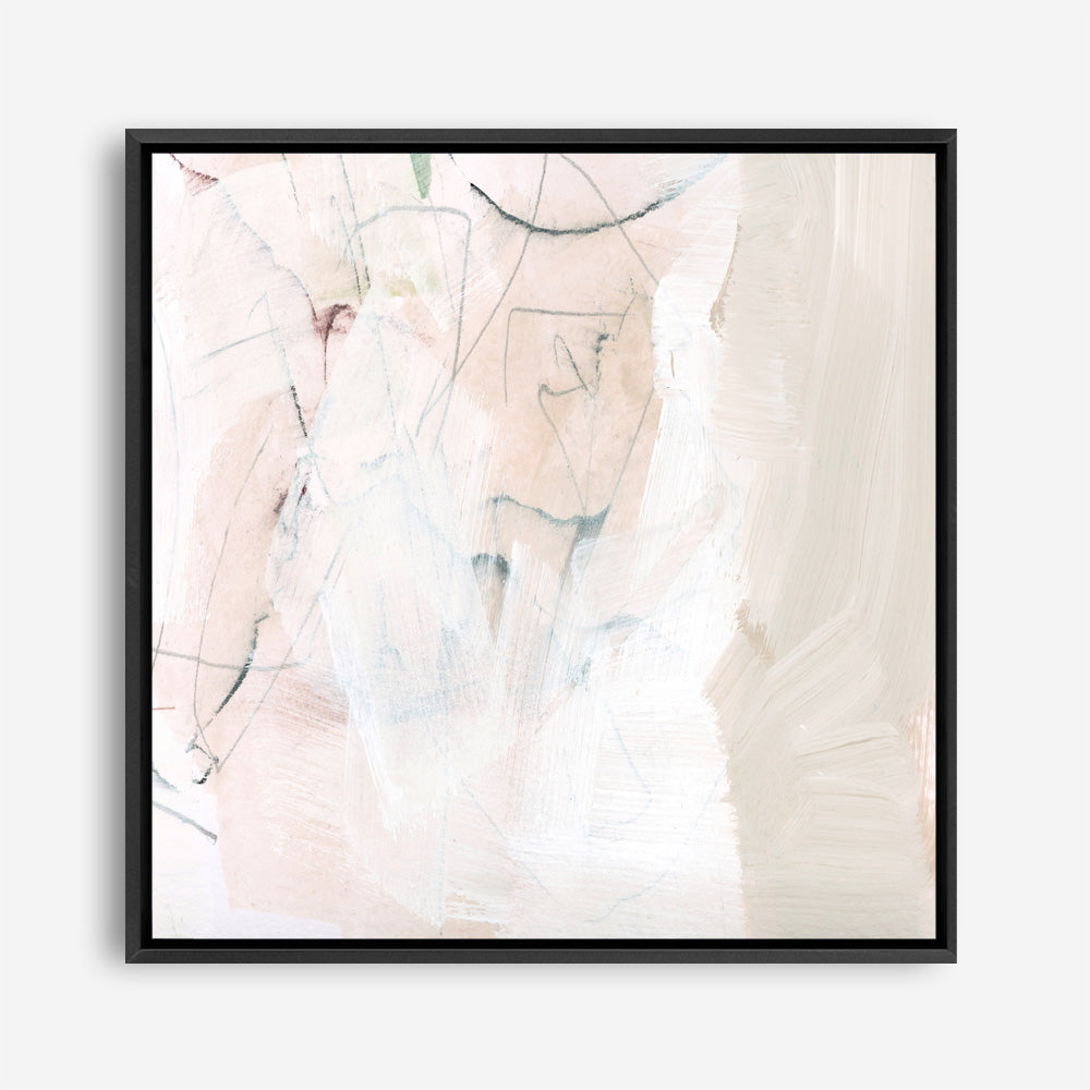 Shop Fade to White (Square) Canvas Print a painted abstract themed framed canvas wall art print from The Print Emporium artwork collection - Buy Australian made fine art painting style stretched canvas prints for the home and your interior decor space, TPE-DH-157-CA-40X40-NF