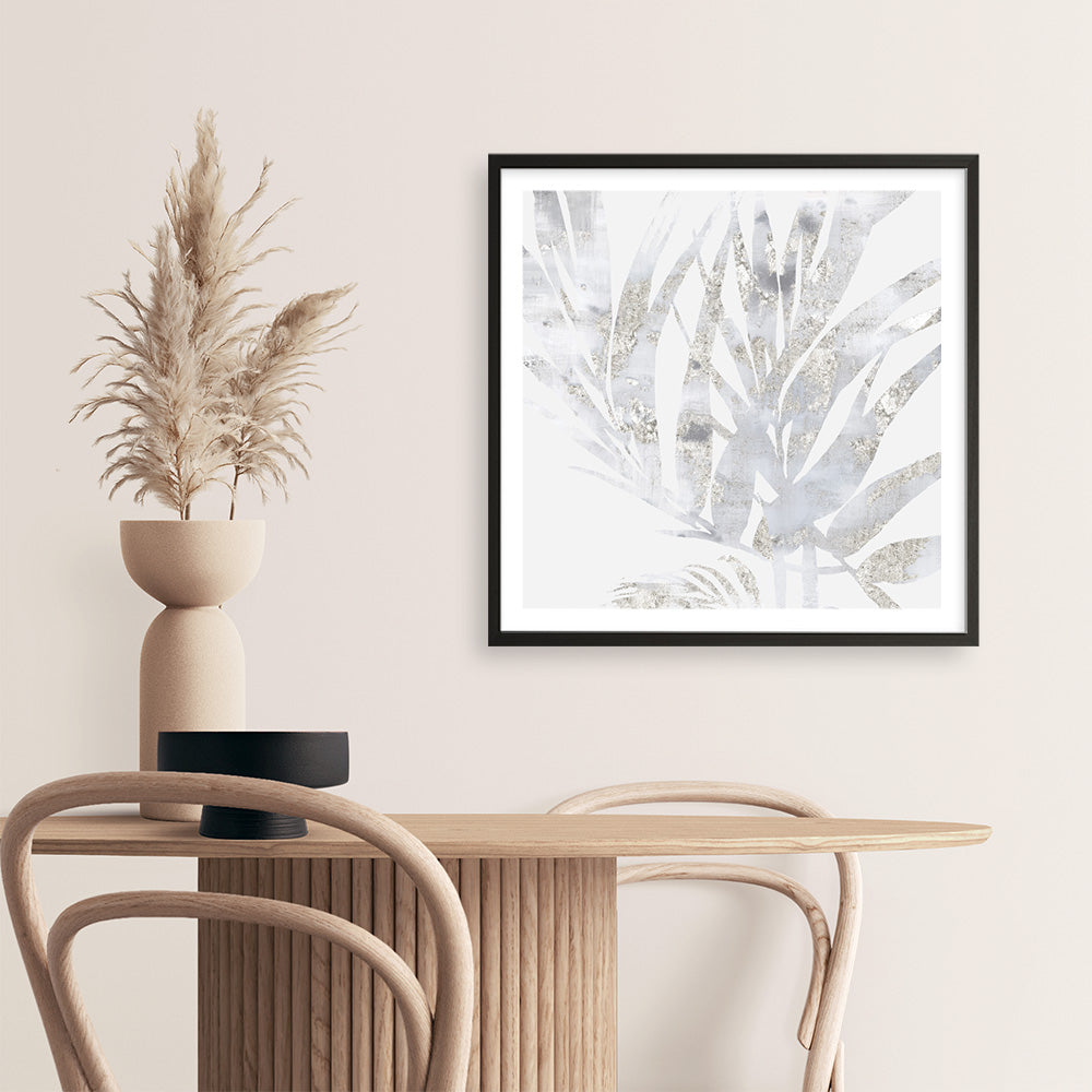 Shop Faded Leaves I (Square) Art Print a painted abstract themed wall art print from The Print Emporium wall artwork collection - Buy Australian made fine art painting style poster and framed prints for the home and your interior decor room, TPE-PC-EW015-AP