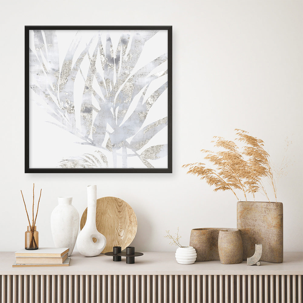 Shop Faded Leaves I (Square) Art Print a painted abstract themed wall art print from The Print Emporium wall artwork collection - Buy Australian made fine art painting style poster and framed prints for the home and your interior decor room, TPE-PC-EW015-AP