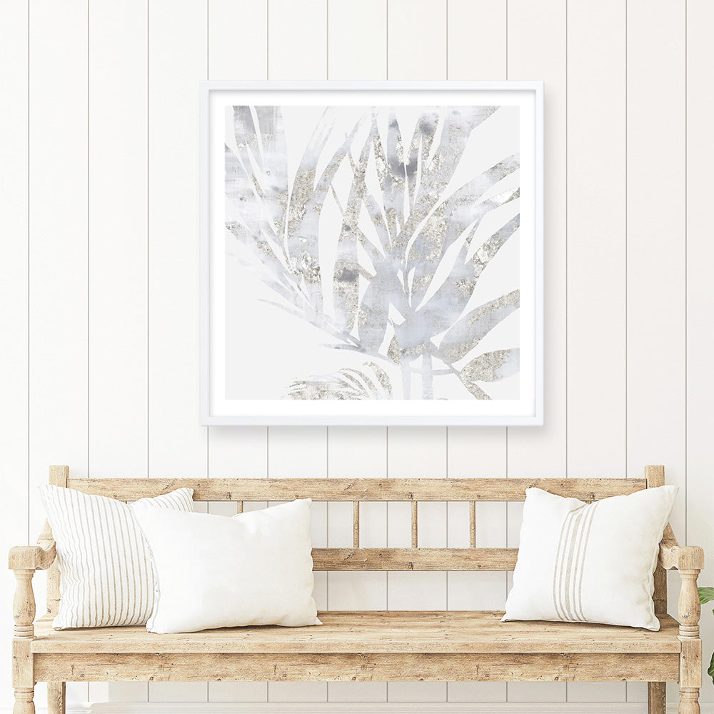 Shop Faded Leaves I (Square) Art Print a painted abstract themed wall art print from The Print Emporium wall artwork collection - Buy Australian made fine art painting style poster and framed prints for the home and your interior decor room, TPE-PC-EW015-AP