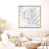Shop Faded Leaves I (Square) Canvas Print a painted abstract themed framed canvas wall art print from The Print Emporium artwork collection - Buy Australian made fine art painting style stretched canvas prints for the home and your interior decor space, TPE-PC-EW015-CA-40X40-NF