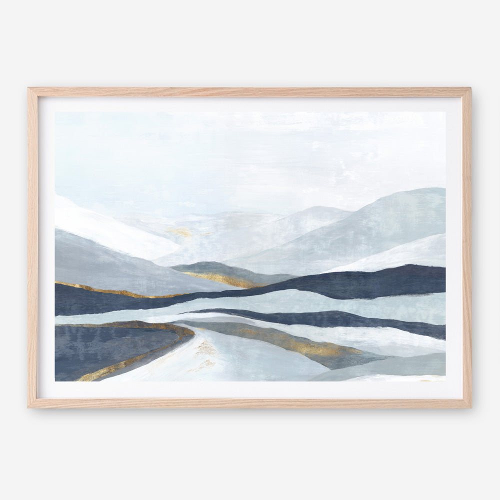 Shop Far Away Land I Art Print a painted abstract themed wall art print from The Print Emporium wall artwork collection - Buy Australian made fine art painting style poster and framed prints for the home and your interior decor room, TPE-PC-EW416-AP
