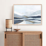 Shop Far Away Land I Art Print a painted abstract themed wall art print from The Print Emporium wall artwork collection - Buy Australian made fine art painting style poster and framed prints for the home and your interior decor room, TPE-PC-EW416-AP