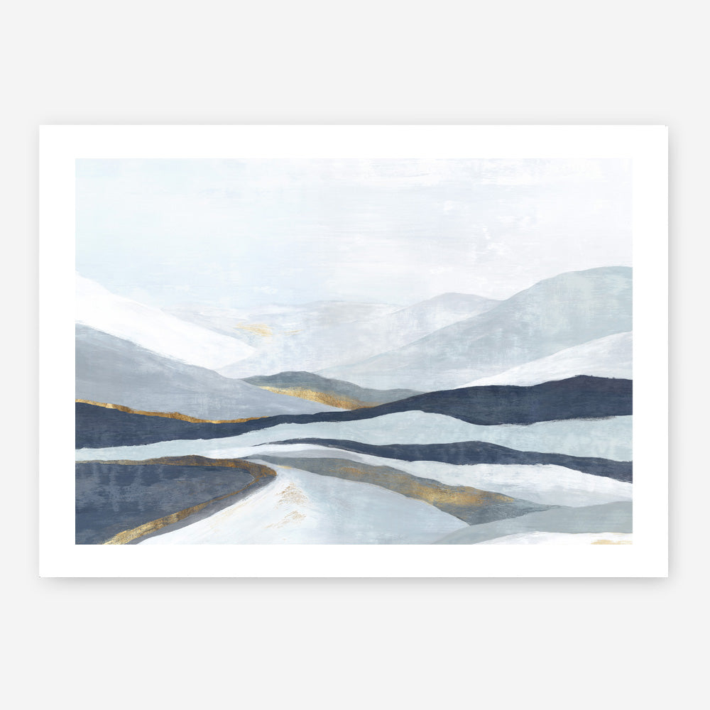 Shop Far Away Land I Art Print a painted abstract themed wall art print from The Print Emporium wall artwork collection - Buy Australian made fine art painting style poster and framed prints for the home and your interior decor room, TPE-PC-EW416-AP