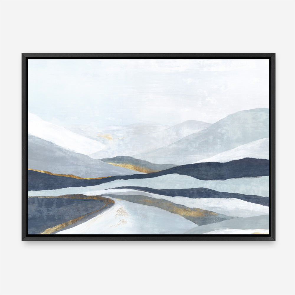 Shop Far Away Land I Canvas Print a painted abstract themed framed canvas wall art print from The Print Emporium artwork collection - Buy Australian made fine art painting style stretched canvas prints for the home and your interior decor space, TPE-PC-EW416-CA-35X46-NF