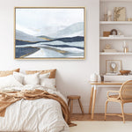 Shop Far Away Land I Canvas Print a painted abstract themed framed canvas wall art print from The Print Emporium artwork collection - Buy Australian made fine art painting style stretched canvas prints for the home and your interior decor space, TPE-PC-EW416-CA-35X46-NF