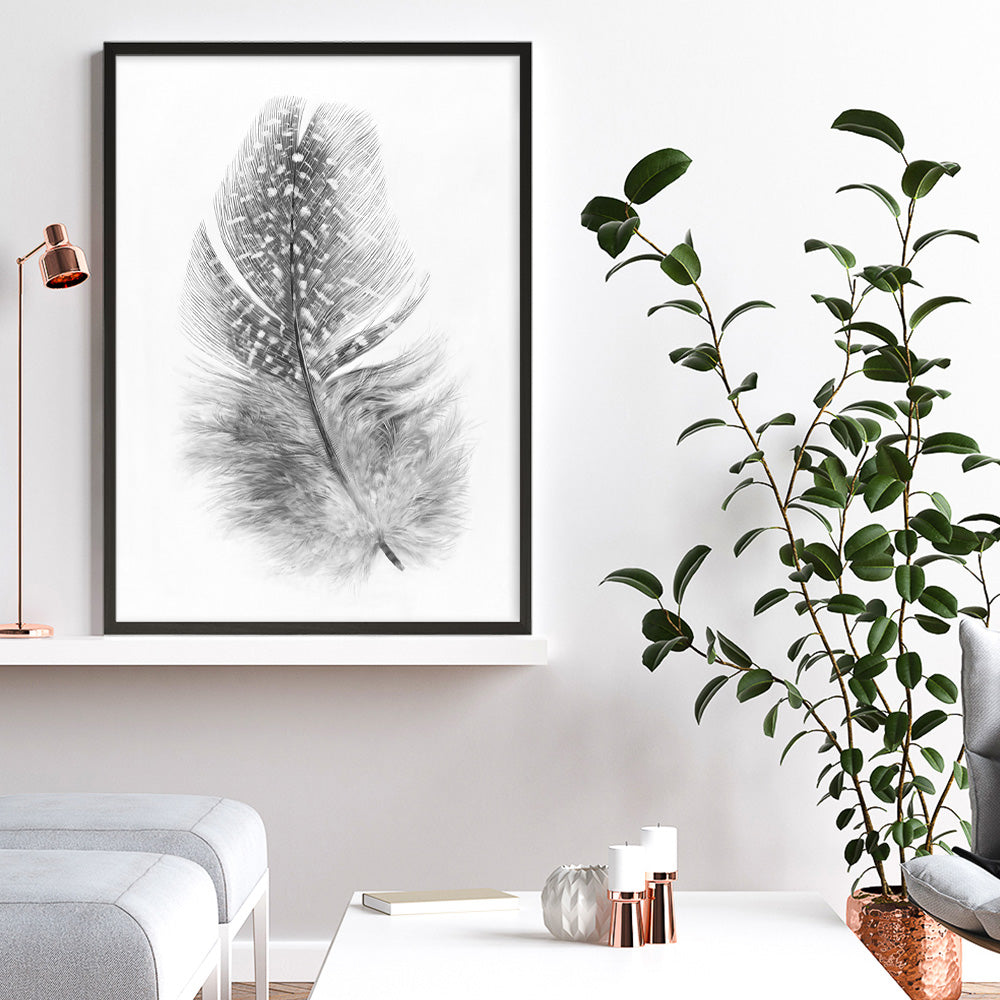 Shop Feather Art Print a painted bird themed wall art print from The Print Emporium wall artwork collection - Buy Australian made fine art painting style poster and framed prints for the home and your interior decor room, TPE-211-AP