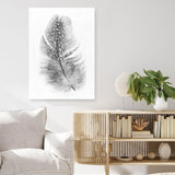 Shop Feather Canvas Print a painted bird themed framed canvas wall art print from The Print Emporium artwork collection - Buy Australian made fine art painting style stretched canvas prints for the home and your interior decor space, TPE-211-CA-35X46-NF