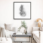 Shop Feather (Square) Art Print a painted bird themed wall art print from The Print Emporium wall artwork collection - Buy Australian made fine art painting style poster and framed prints for the home and your interior decor room, TPE-185-AP