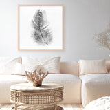 Shop Feather (Square) Art Print a painted bird themed wall art print from The Print Emporium wall artwork collection - Buy Australian made fine art painting style poster and framed prints for the home and your interior decor room, TPE-185-AP