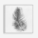 Shop Feather (Square) Canvas Print a painted bird themed framed canvas wall art print from The Print Emporium artwork collection - Buy Australian made fine art painting style stretched canvas prints for the home and your interior decor space, TPE-185-CA-40X40-NF