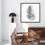 Shop Feather (Square) Canvas Print a painted bird themed framed canvas wall art print from The Print Emporium artwork collection - Buy Australian made fine art painting style stretched canvas prints for the home and your interior decor space, TPE-185-CA-40X40-NF