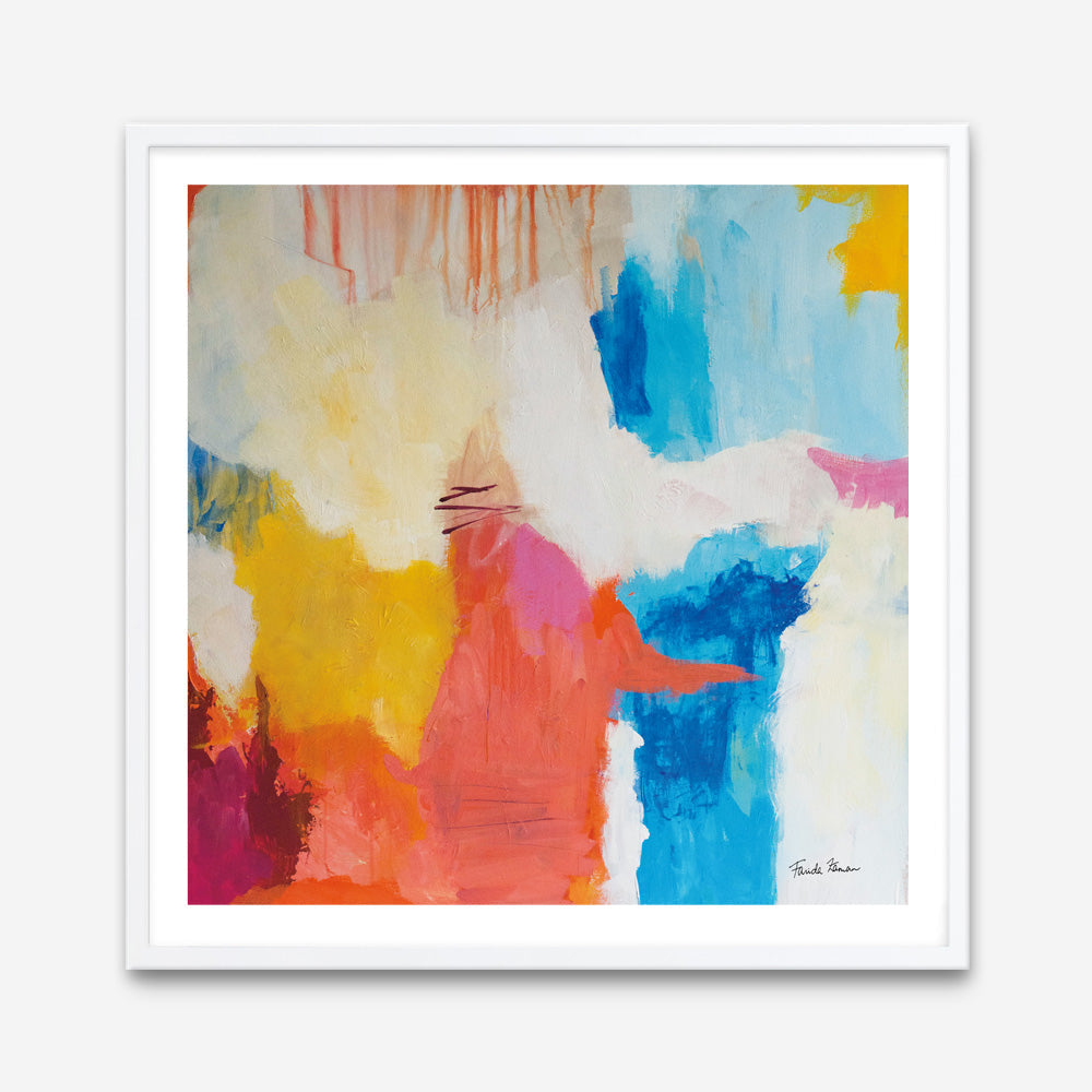 Shop Feeling Zen (Square) Art Print a painted abstract themed wall art print from The Print Emporium wall artwork collection - Buy Australian made fine art painting style poster and framed prints for the home and your interior decor room, TPE-WA-38692-AP