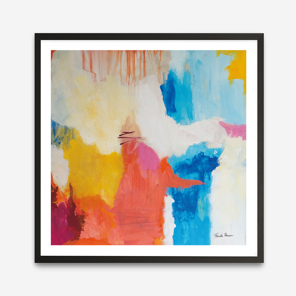 Shop Feeling Zen (Square) Art Print a painted abstract themed wall art print from The Print Emporium wall artwork collection - Buy Australian made fine art painting style poster and framed prints for the home and your interior decor room, TPE-WA-38692-AP