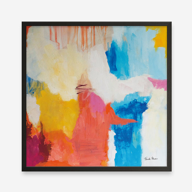 Shop Feeling Zen (Square) Art Print a painted abstract themed wall art print from The Print Emporium wall artwork collection - Buy Australian made fine art painting style poster and framed prints for the home and your interior decor room, TPE-WA-38692-AP