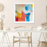 Shop Feeling Zen (Square) Art Print a painted abstract themed wall art print from The Print Emporium wall artwork collection - Buy Australian made fine art painting style poster and framed prints for the home and your interior decor room, TPE-WA-38692-AP