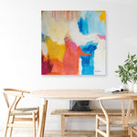 Shop Feeling Zen (Square) Canvas Print a painted abstract themed framed canvas wall art print from The Print Emporium artwork collection - Buy Australian made fine art painting style stretched canvas prints for the home and your interior decor space, TPE-WA-38692-CA-40X40-NF