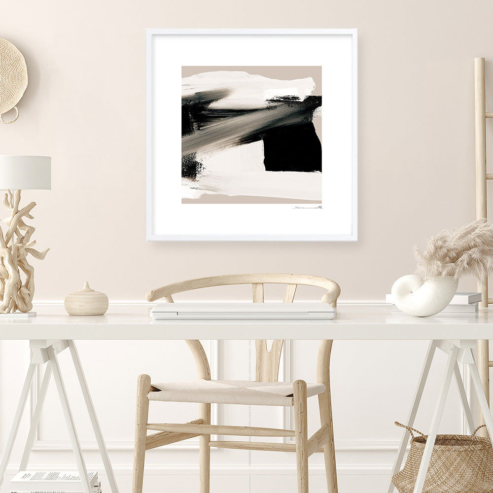 Shop Feelings (Square) Art Print a painted abstract themed wall art print from The Print Emporium wall artwork collection - Buy Australian made fine art painting style poster and framed prints for the home and your interior decor room, TPE-DH-275-AP