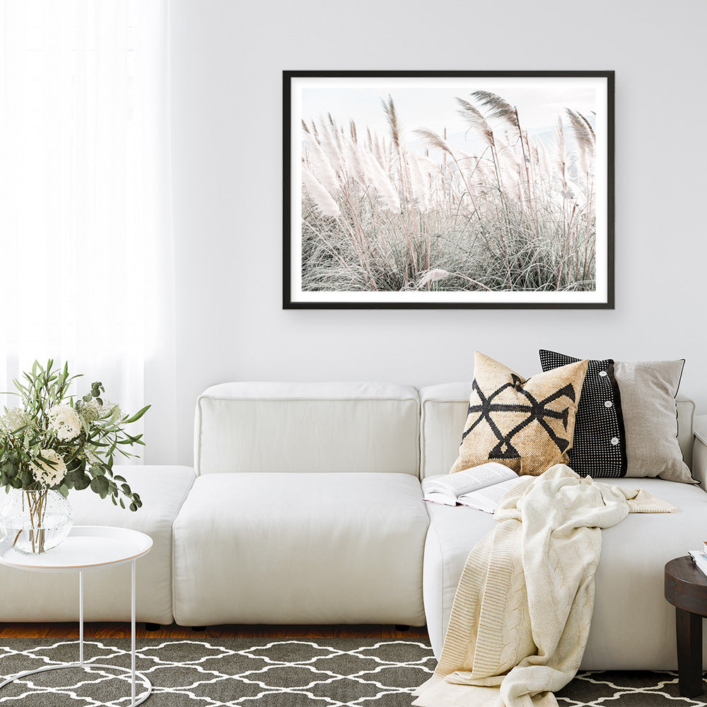 Buy Field of Pampas Grass Photo Art Print | The Print Emporium®