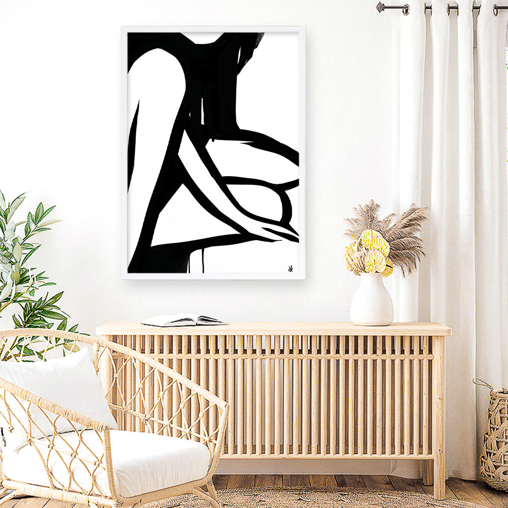 Shop Figure 1 Art Print a painted abstract themed wall art print from The Print Emporium wall artwork collection - Buy Australian made fine art painting style poster and framed prints for the home and your interior decor room, TPE-DH-046-AP