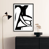 Shop Figure 1 Art Print a painted abstract themed wall art print from The Print Emporium wall artwork collection - Buy Australian made fine art painting style poster and framed prints for the home and your interior decor room, TPE-DH-046-AP