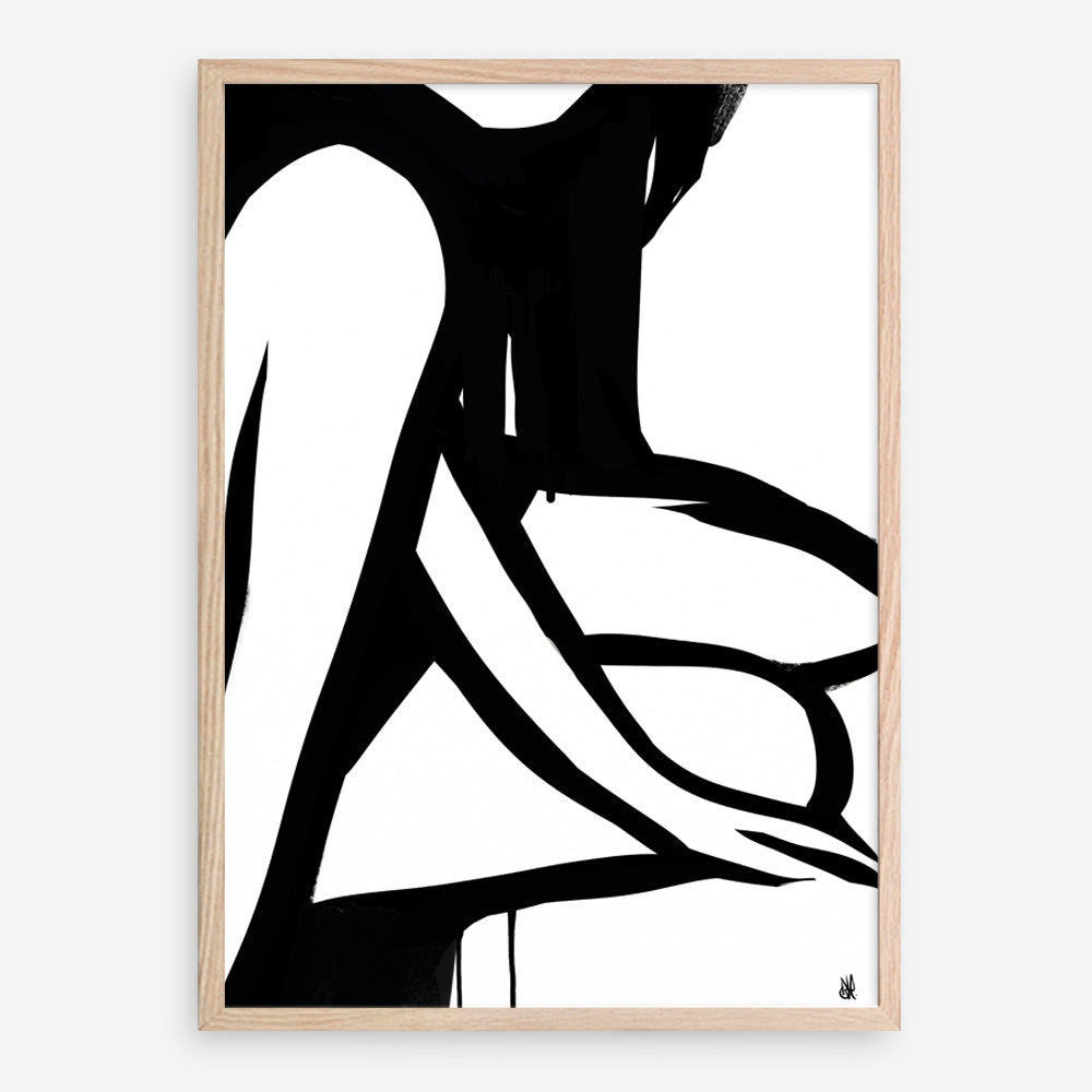 Shop Figure 1 Art Print a painted abstract themed wall art print from The Print Emporium wall artwork collection - Buy Australian made fine art painting style poster and framed prints for the home and your interior decor room, TPE-DH-046-AP